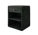 Designer Nachttisch Amy in Cord