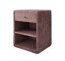 Designer Nachttisch Amy in Cord
