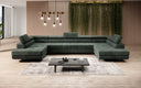 Designer Sofa Taormina met slaap- en klapfunctie in corduroy