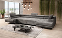 Designer Sofa Taormina met slaap- en klapfunctie in corduroy