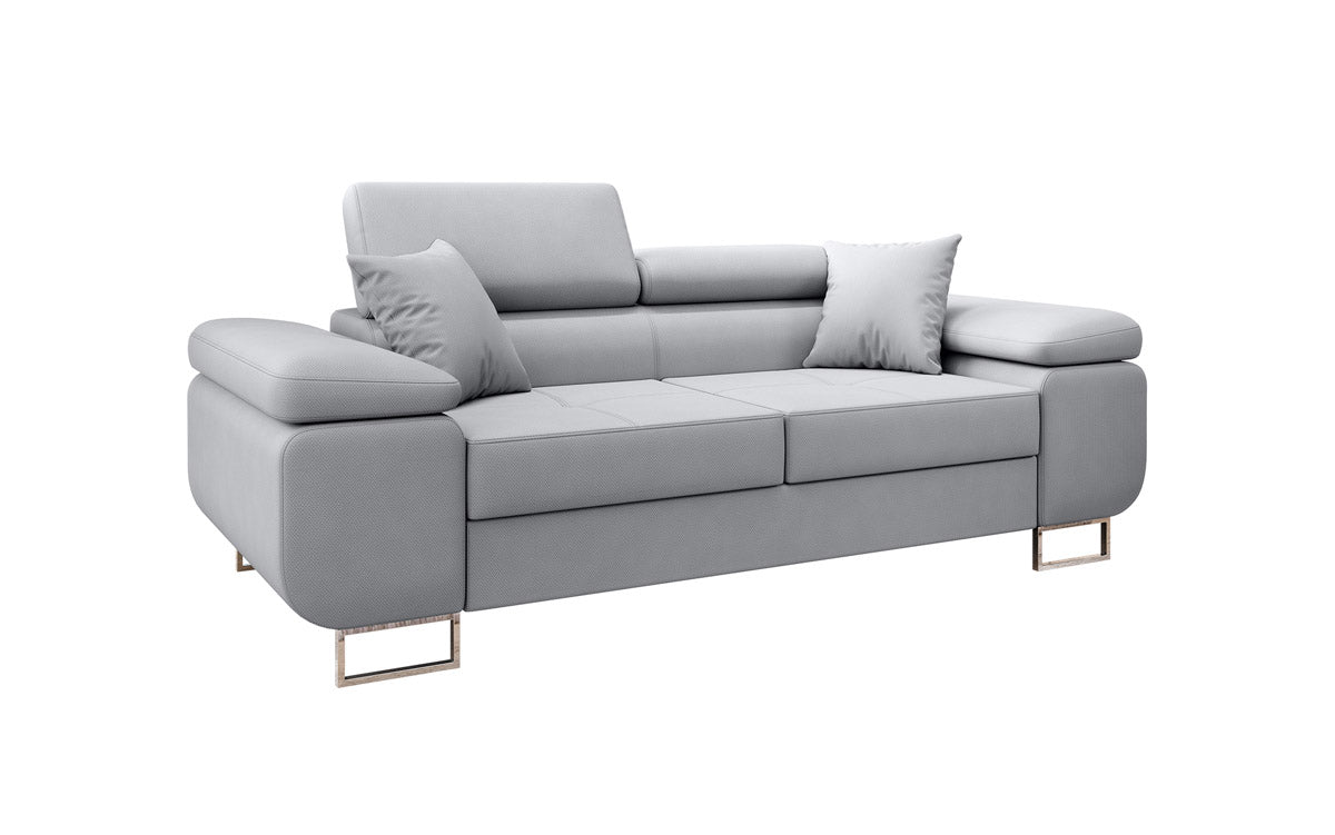 Canapé 2 places Triora designer avec fonction couchage en Tissu