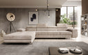 Designer Ecksofa Calvera Maxi mit Schlaf- und Klappfunktion in Cord