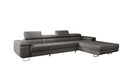 Designer Ecksofa Calvera Maxi mit Schlaf- und Klappfunktion in Bouclé