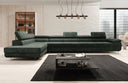 Designer Ecksofa Maxi mit Schlaf - und Klappfunktion in Cord