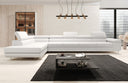 Designer Ecksofa Maxi mit Schlaf - und Klappfunktion in Bouclé