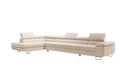 Designer Ecksofa Maxi mit Schlaf - und Klappfunktion in Bouclé
