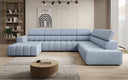 Canapé designer Aurora Maxi avec extension de siège électrique