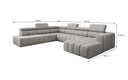 Canapé designer Aurora Maxi avec extension de siège électrique