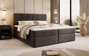 Boxspringbett Aurelia Bouclé mit Stauraum