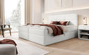 Lit boxspring Eleonora Bouclé avec espace de rangement