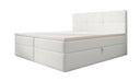 Lit boxspring Eleonora Bouclé avec espace de rangement