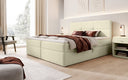 Lit boxspring Eleonora Bouclé avec espace de rangement