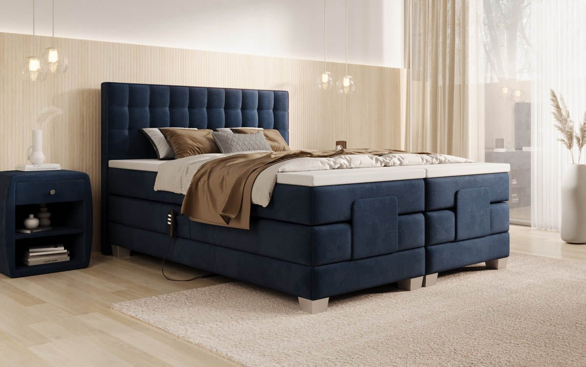Boxspringbett Sorella Samt elektrisch verstelbaar