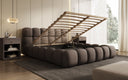 Designer Polsterbett Boston Stof met opbergruimte