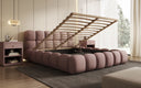 Designer Polsterbett Boston Stof met opbergruimte