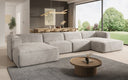 Designer Sofa Comfy U in Fluweel