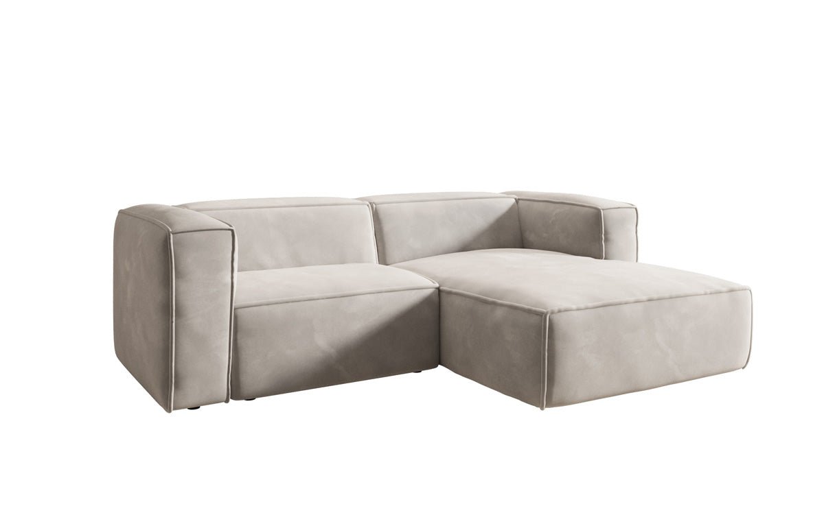 Designer Sofa Comfy L Mini in Fluweel