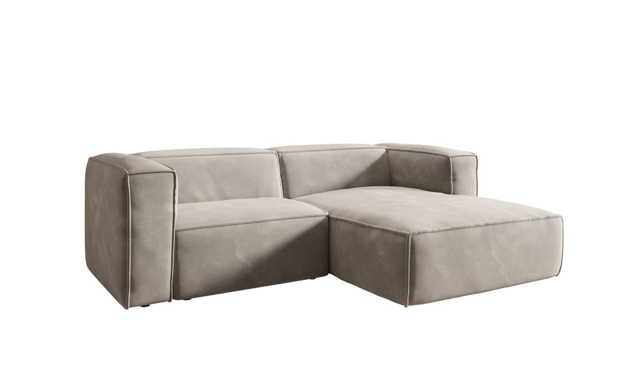 Designer Sofa Comfy L Mini in Fluweel