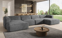 Designer Sofa Comfy U in Fluweel
