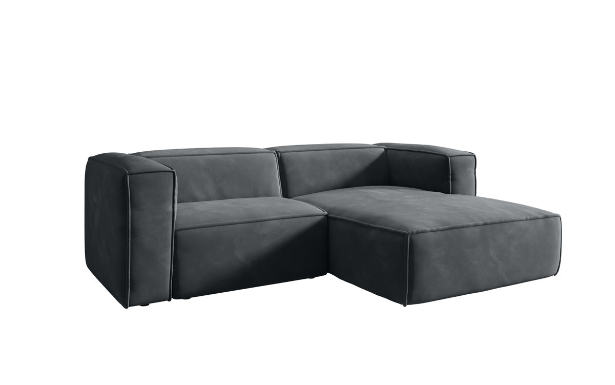 Designer Sofa Comfy L Mini in Fluweel