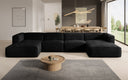 Designer Sofa Comfy U in Fluweel
