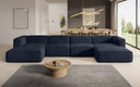Designer Sofa Comfy U in Fluweel