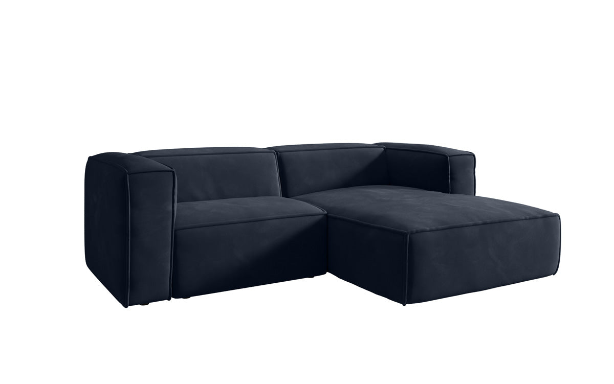 Designer Sofa Comfy L Mini in Fluweel