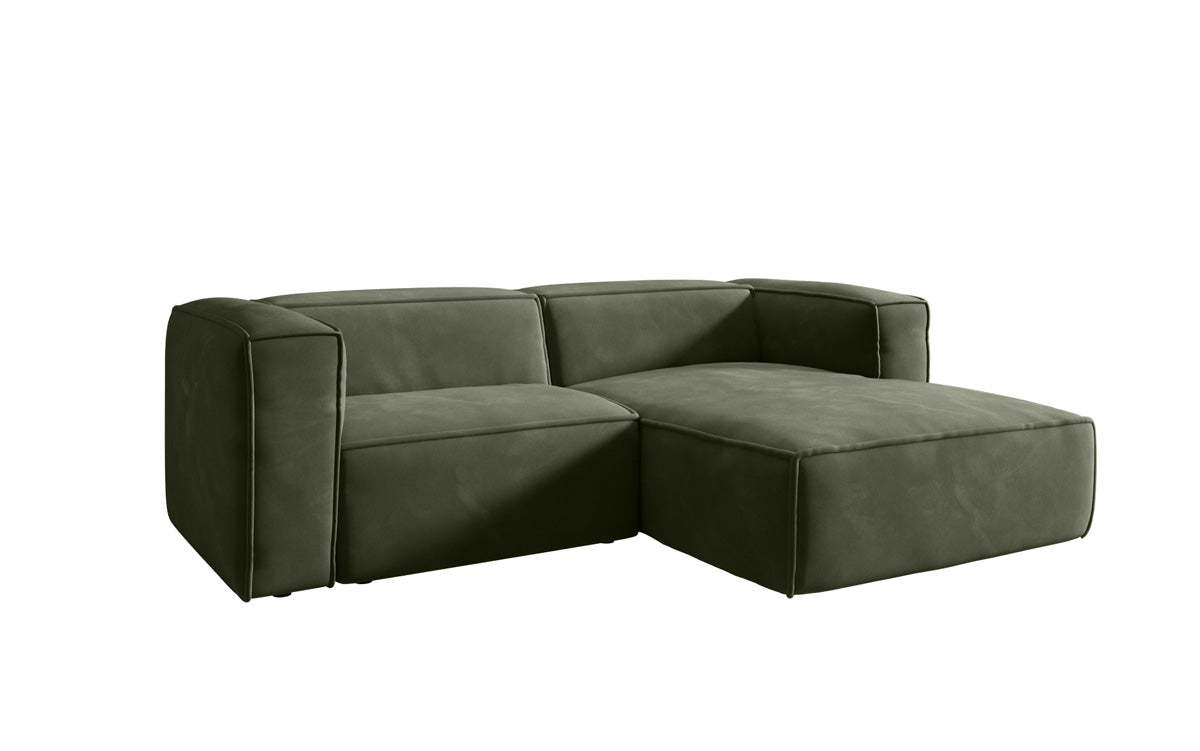 Designer Sofa Comfy L Mini in Fluweel