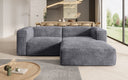 Designer hoekbank Comfy Mini in Ribstof