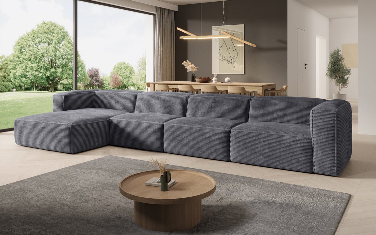Canapé Designer Comfy L Maxi en Côtelé