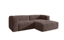 Designer hoekbank Comfy Mini in Ribstof