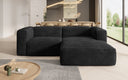 Designer hoekbank Comfy Mini in Ribstof