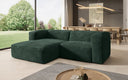 Designer hoekbank Comfy Mini in Ribstof
