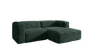 Designer hoekbank Comfy Mini in Ribstof