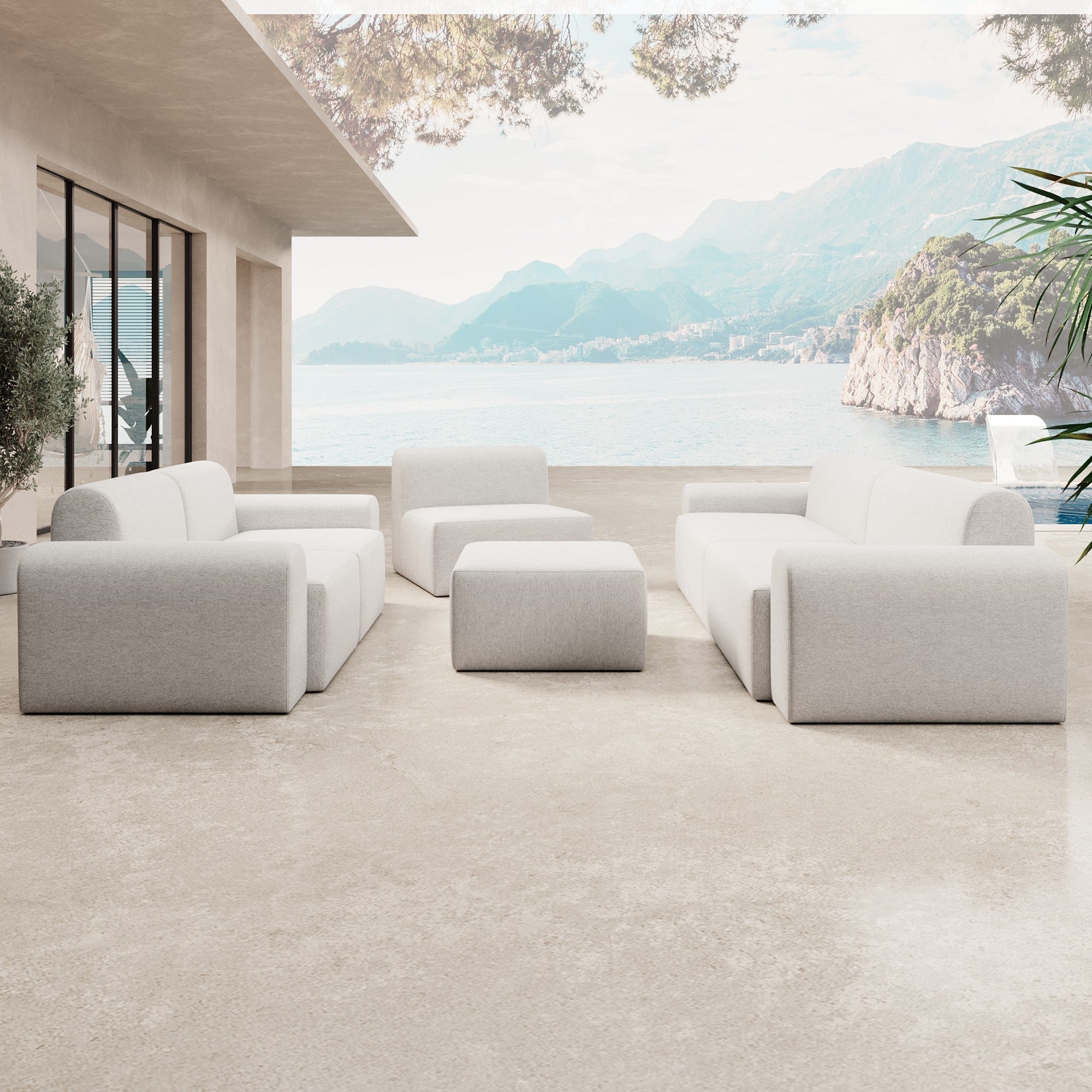 Ensemble de salon modulaire pour jardin "Relax Set"