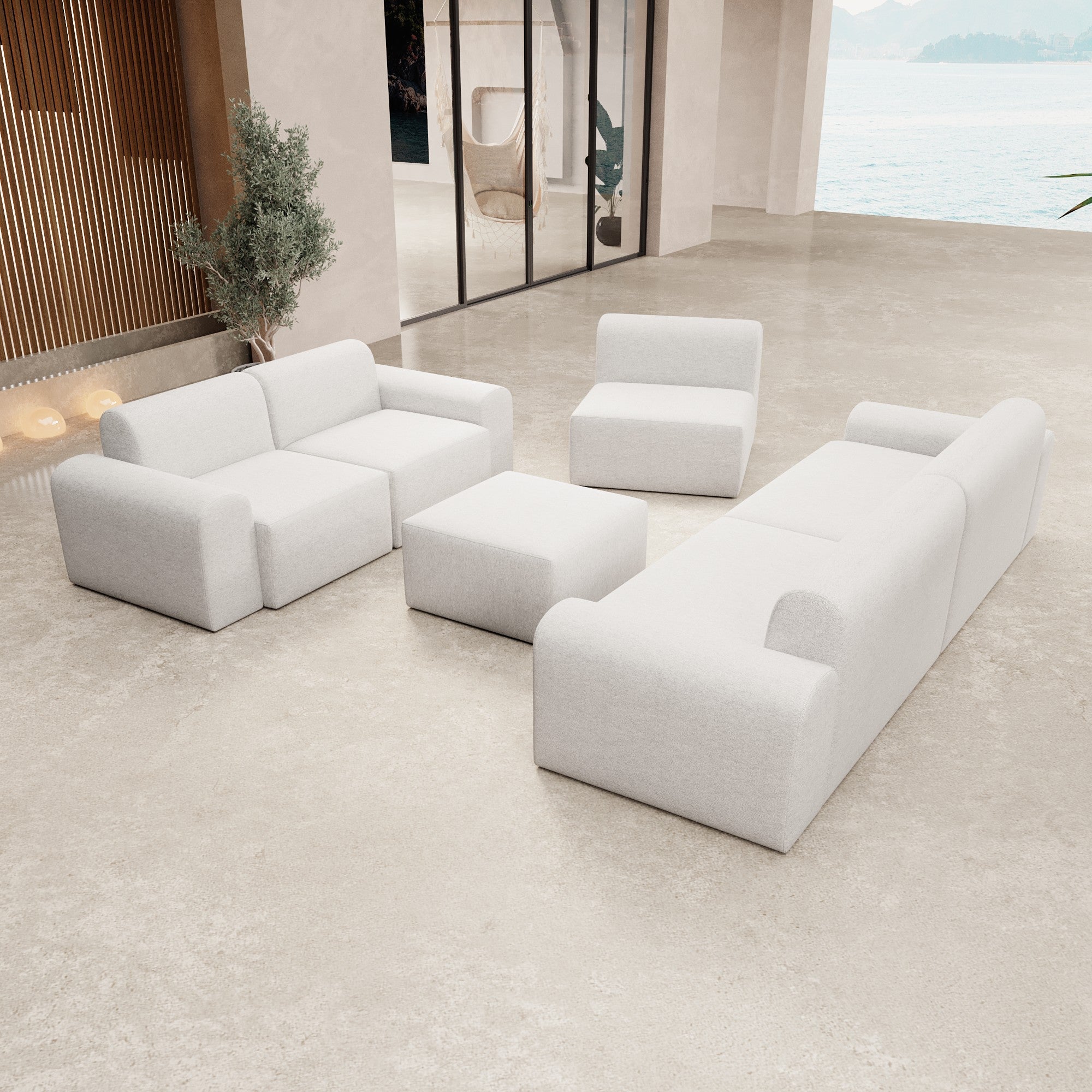 Ensemble de salon modulaire pour jardin "Relax Set"