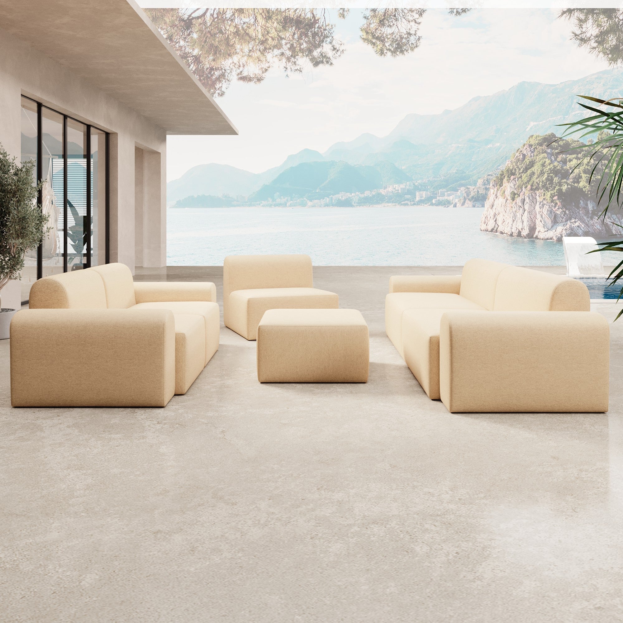 Ensemble de salon modulaire pour jardin "Relax Set"