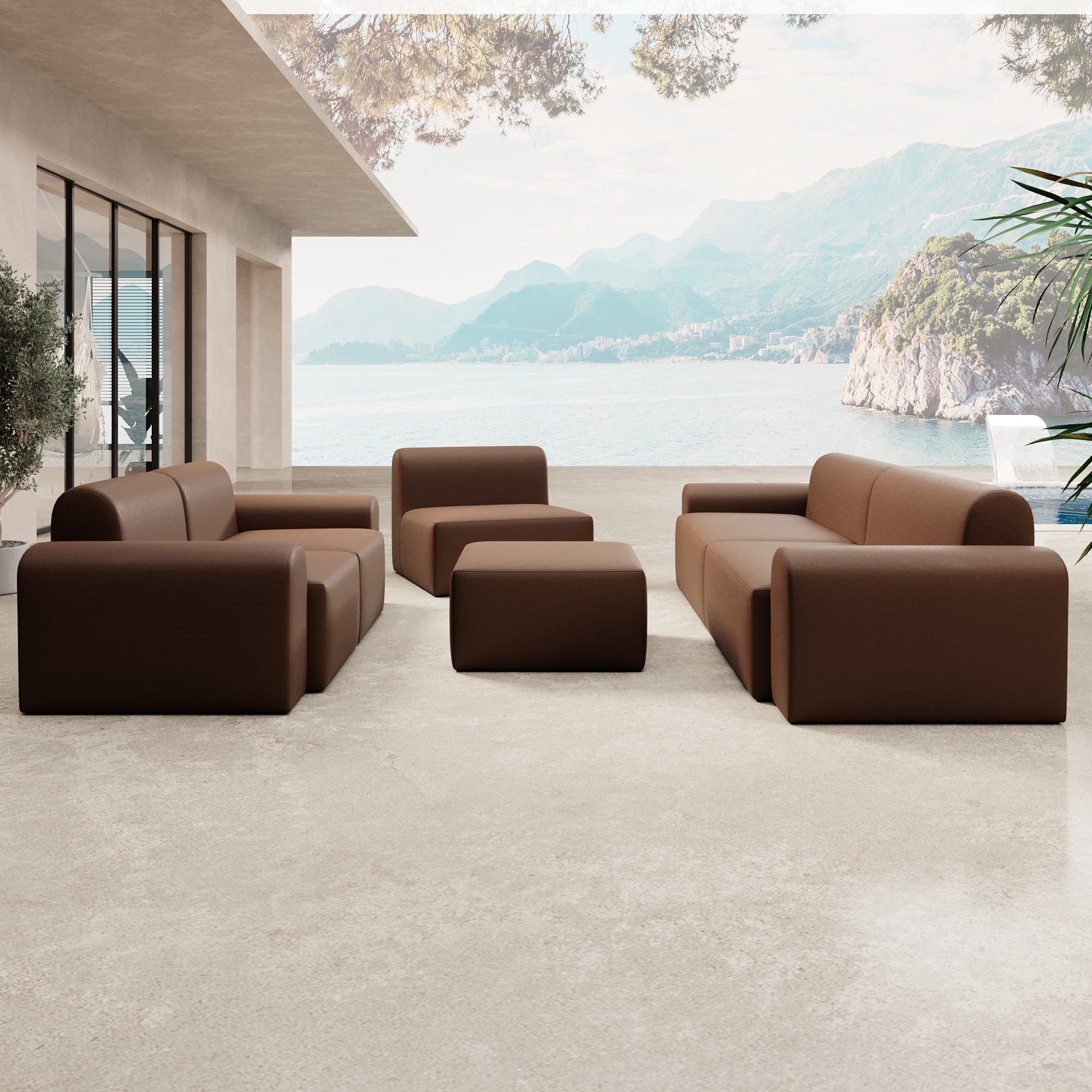 Ensemble de salon modulaire pour jardin "Relax Set"