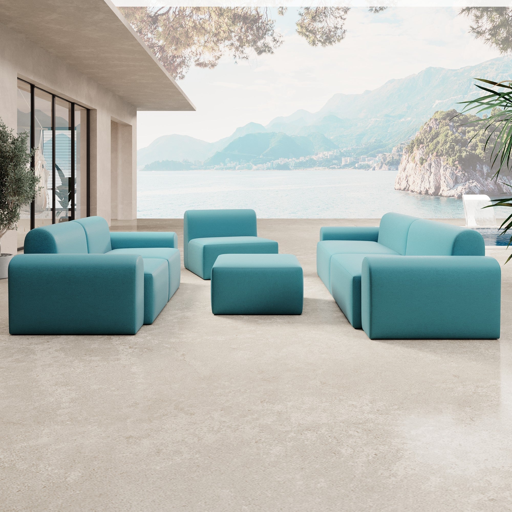 Ensemble de salon modulaire pour jardin "Relax Set"
