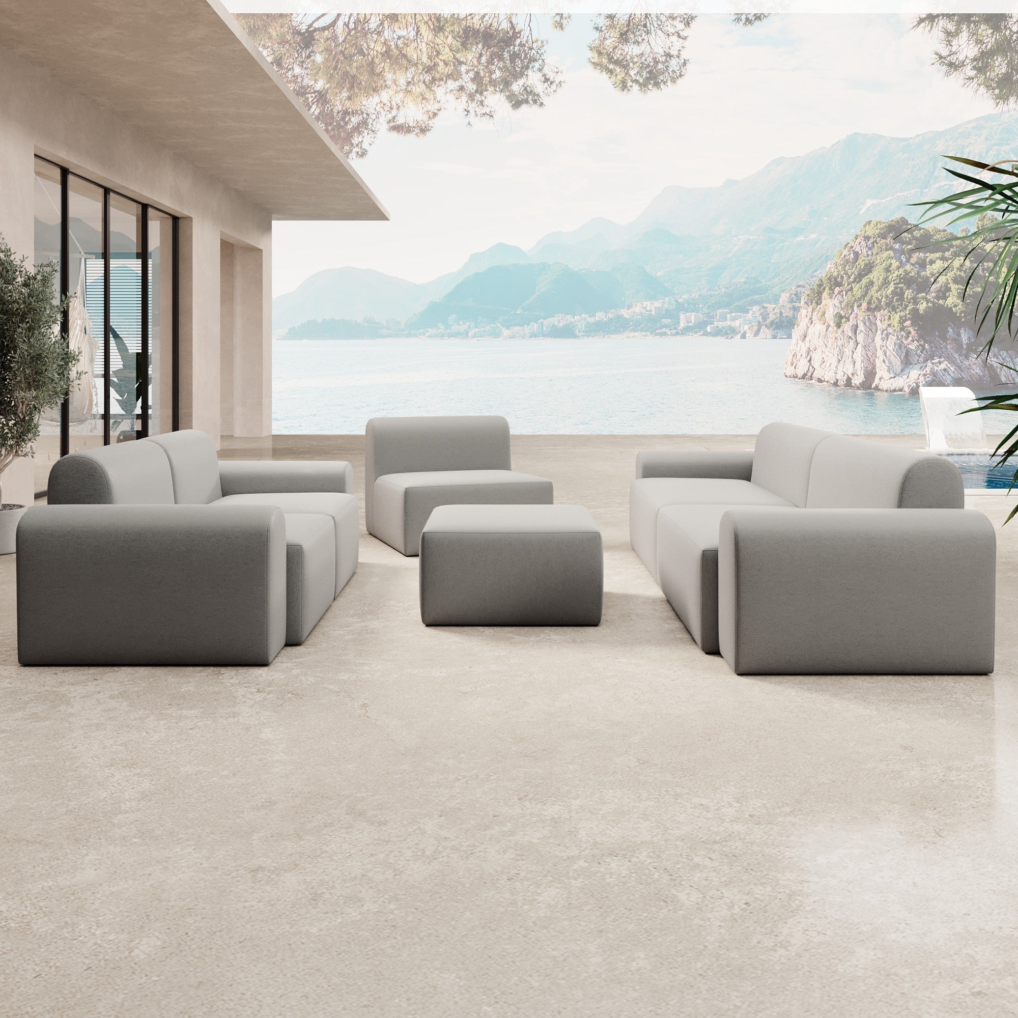 Ensemble de salon modulaire pour jardin "Relax Set"