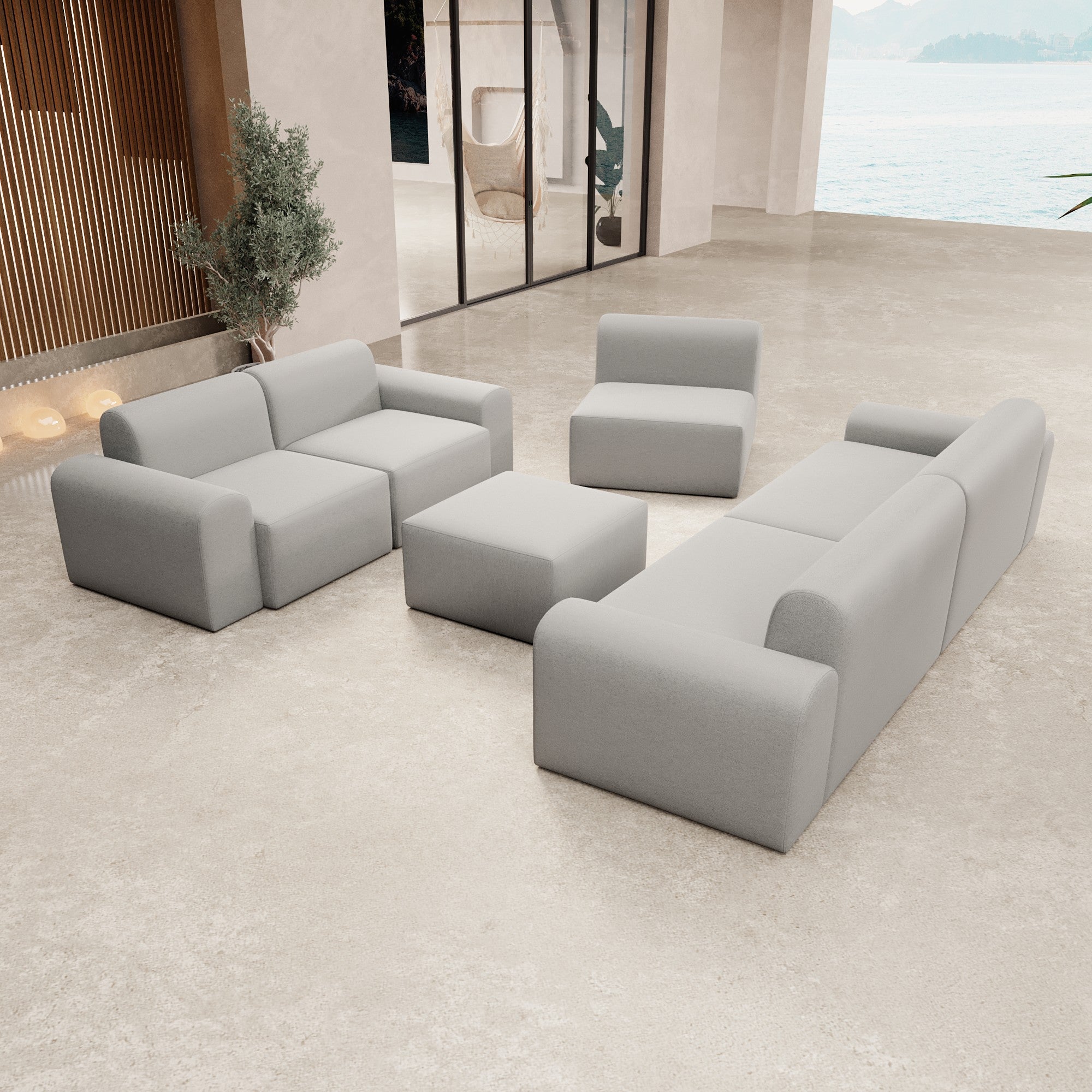 Ensemble de salon modulaire pour jardin "Relax Set"