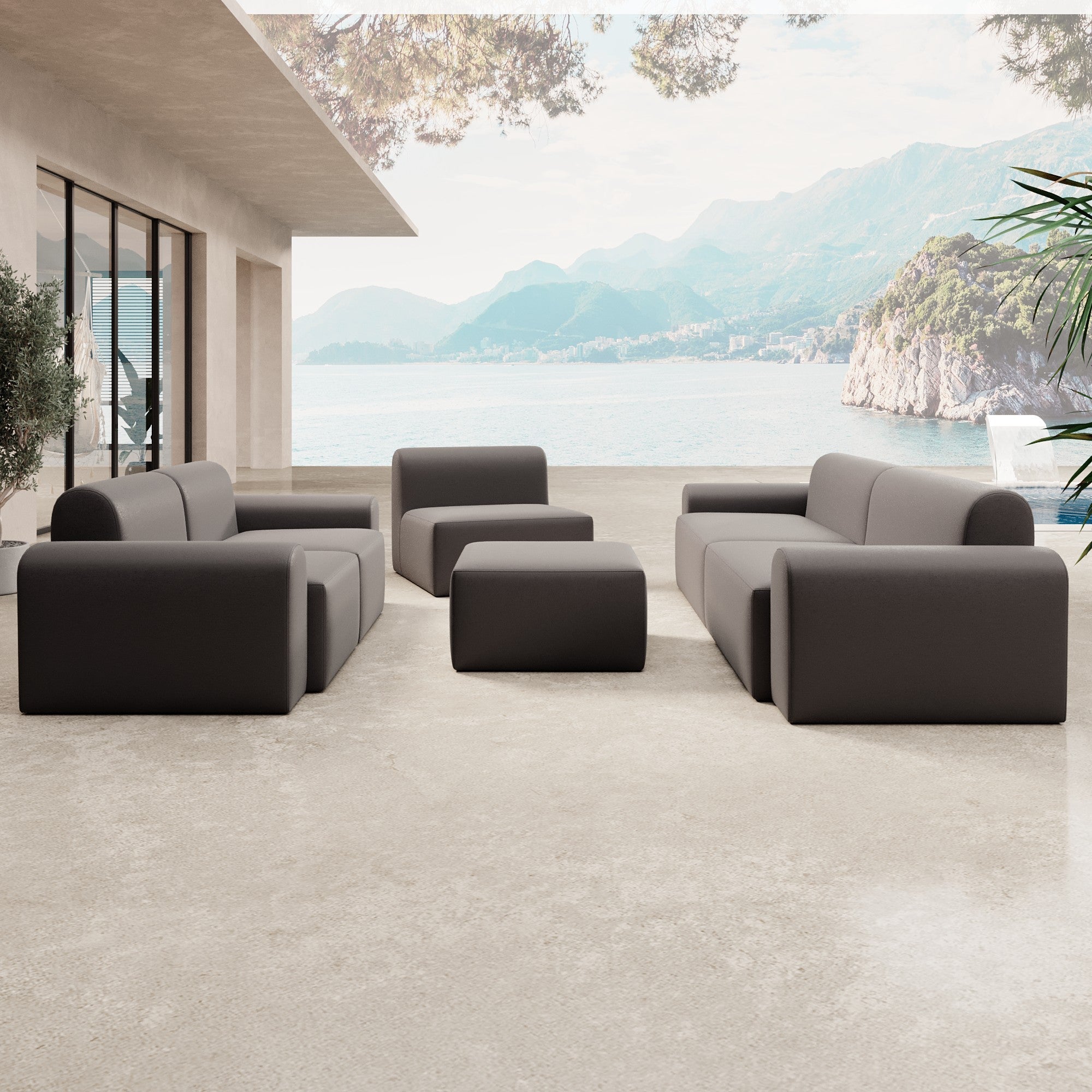 Ensemble de salon modulaire pour jardin "Relax Set"