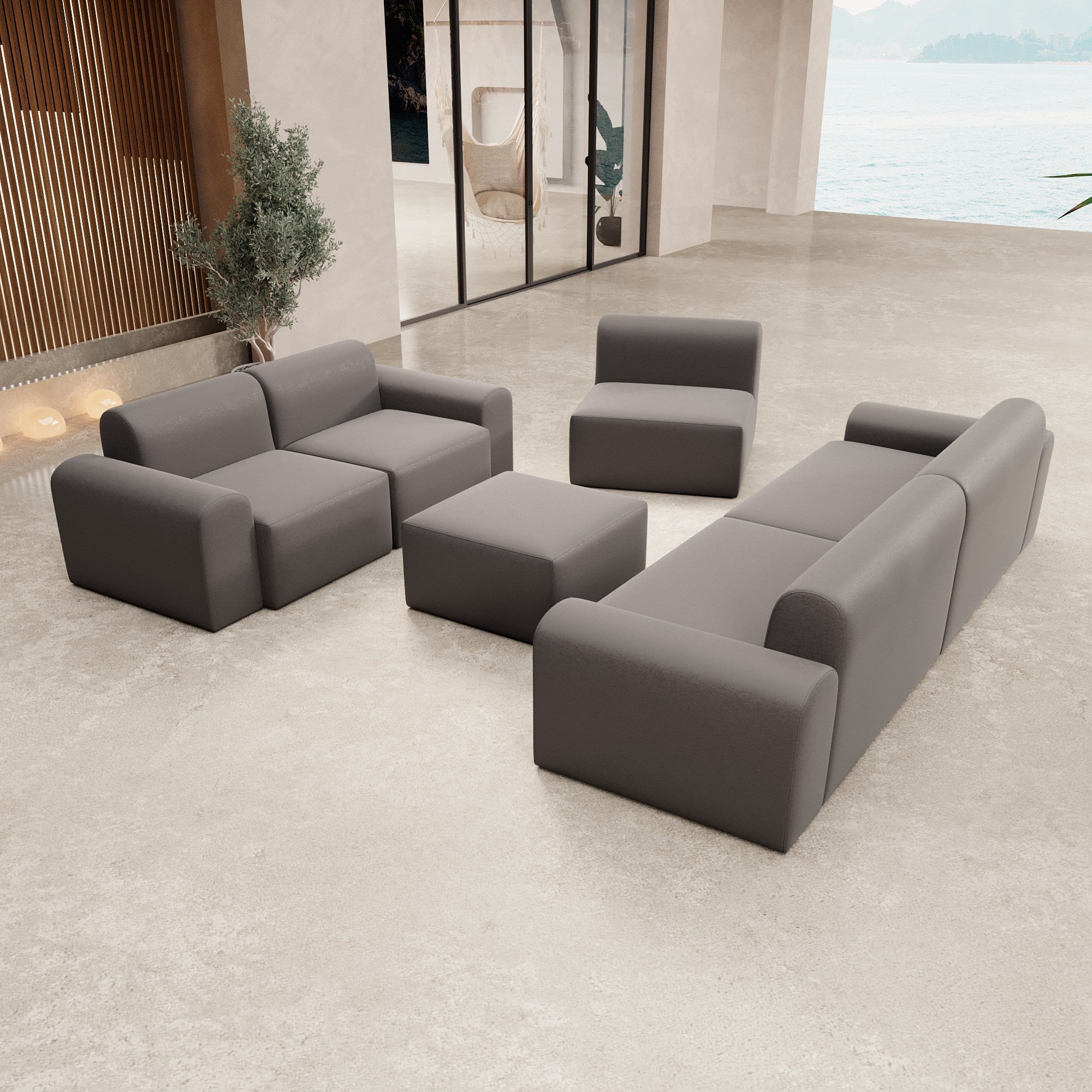 Ensemble de salon modulaire pour jardin "Relax Set"