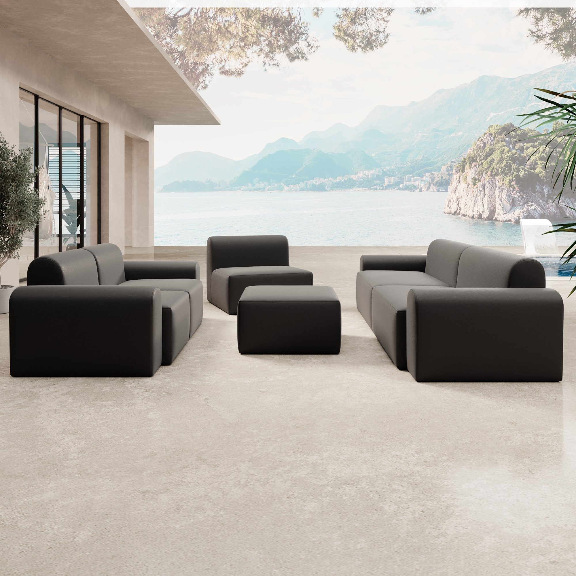Ensemble de salon modulaire pour jardin "Relax Set"