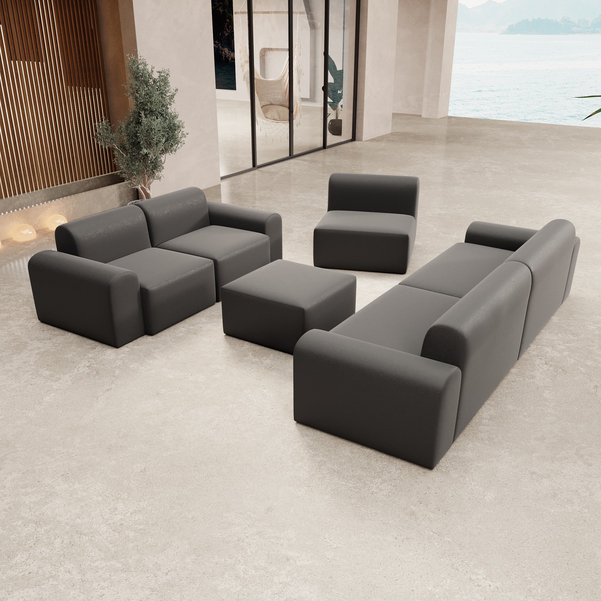 Ensemble de salon modulaire pour jardin "Relax Set"