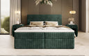 Boxspringbett Soft in Cord mit Stauraum
