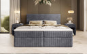 Boxspringbett Soft in Cord mit Stauraum
