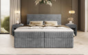 Boxspringbett Soft in Cord mit Stauraum