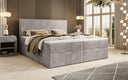 Boxspringbett Soft in Cord mit Stauraum