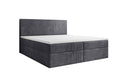 Boxspringbett Soft in Cord mit Stauraum